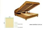 Кровать Аллигатор 160 двуспальная с ящиком для белья